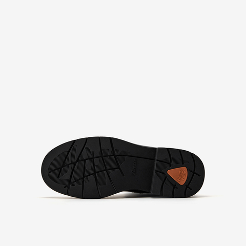 Bata骑士靴女2025冬季商场新款英伦牛皮粗跟骑士靴长靴AC280DG5