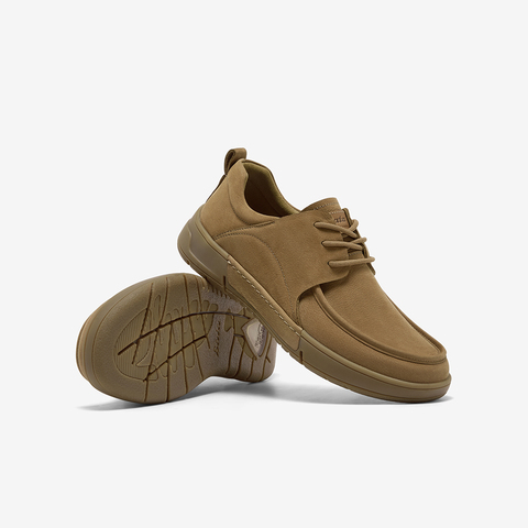 Bata休闲皮鞋男2025秋商场新款百搭牛皮通勤商务厚底皮鞋J03A3CM5