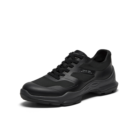 Bata休闲鞋男2025秋季商场新款厚底透气舒适通勤休闲鞋FDF06CM5