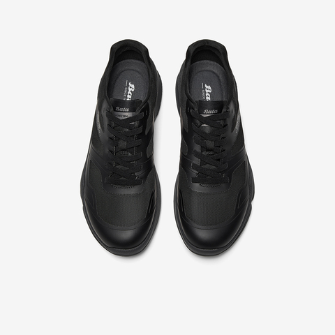 Bata休闲鞋男2025秋季商场新款厚底透气舒适通勤休闲鞋FDF06CM5