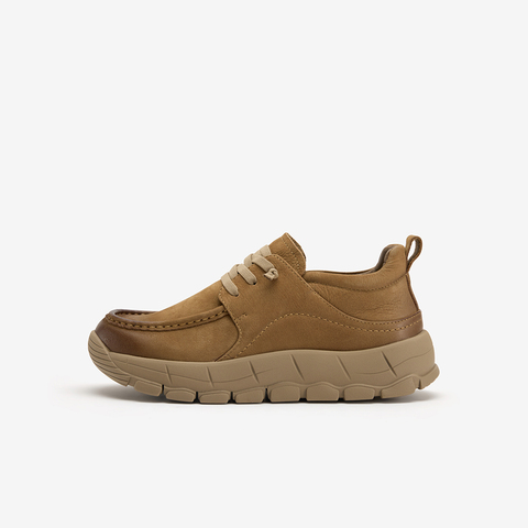 Bata低靴男2025冬商场新款百搭休闲时尚牛皮厚底休闲男靴30880DM5