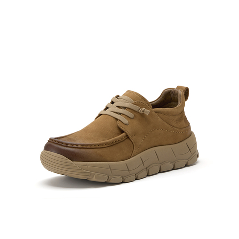 Bata低靴男2025冬商场新款百搭休闲时尚牛皮厚底休闲男靴30880DM5