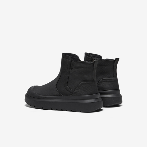 Bata时装靴男2025冬季商场新款通勤户外休闲厚底保暖低靴FFM02DD5