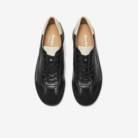 Bata德训鞋女2025秋季商场新款时尚百搭软底休闲运动鞋ALI45AM6