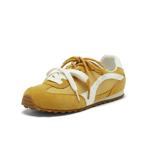 Bata休闲鞋女2025春秋新款通勤百搭德训轻便透气运动鞋B6831AM6