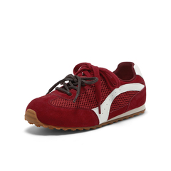 Bata休闲鞋女2025春秋新款通勤百搭德训轻便透气运动鞋B6831AM6