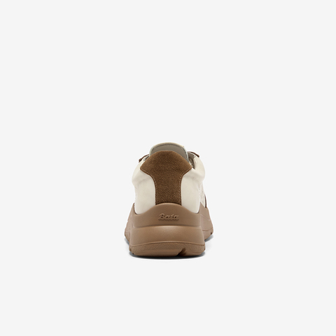 Bata休闲鞋女2025秋商场新款羊皮通勤百搭德训厚底运动鞋AD121AM6