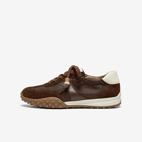 Bata阿甘鞋女2025夏季商场新款牛皮厚底德训休闲运动鞋AZX06AM6