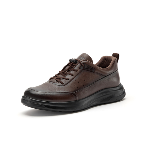 Bata休闲皮鞋男2026春商场新款时尚百搭舒适通勤休闲单鞋20583AM6