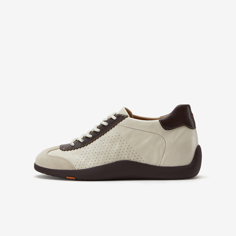 Bata羊皮书女2026春季商场新款德训内增高运动软底休闲鞋ALI73AM6