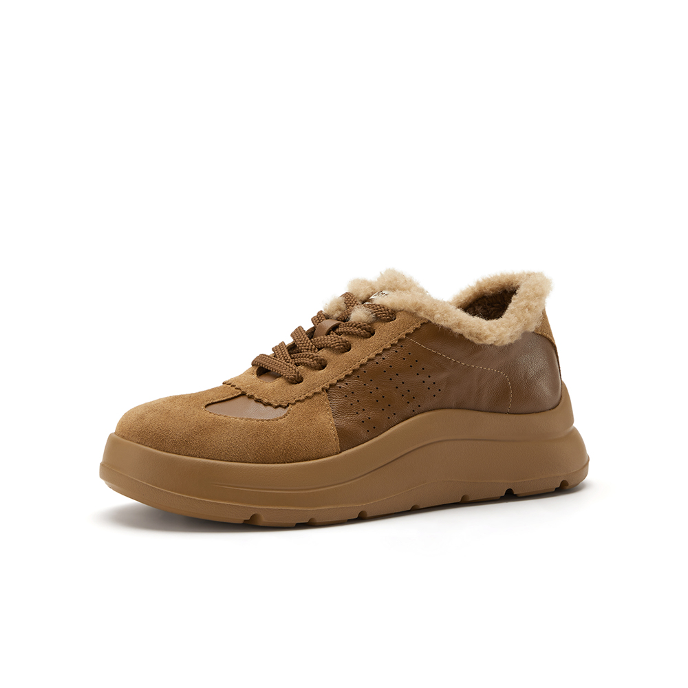 Bata休闲鞋女2026春季商场新款舒适通勤日常百搭厚底鞋AD128AM6