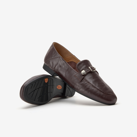 Bata乐福鞋女2026春季商场新款时尚舒适通勤软底羊皮单鞋AVL72AA6