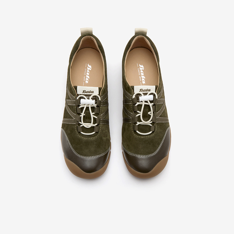 Bata休闲鞋女2026春季商场新款日常通勤时尚百搭运动鞋AWU21AM6