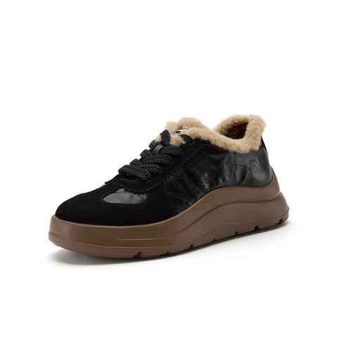 Bata休闲鞋女2026春季商场新款舒适通勤日常百搭厚底鞋AD128AM6