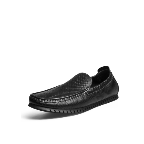 BELLE/百丽商场同款牛皮男休闲乐福鞋鞋5RX01BM8