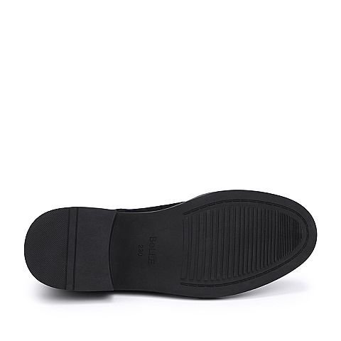 BELLE/百丽冬季专柜新款羊绒皮革马丁靴女皮靴T3H1DDD8