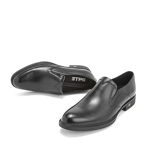 BELLE/百丽年春商场同款商务正装鞋牛皮革男皮鞋B8308AM9