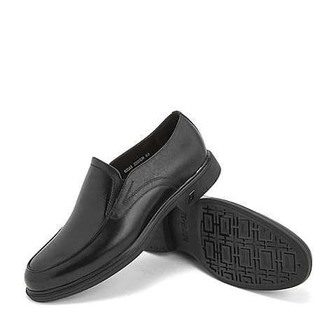 BELLE/百丽年春商场同款商务正装鞋牛皮革男皮鞋B3GA3AM9