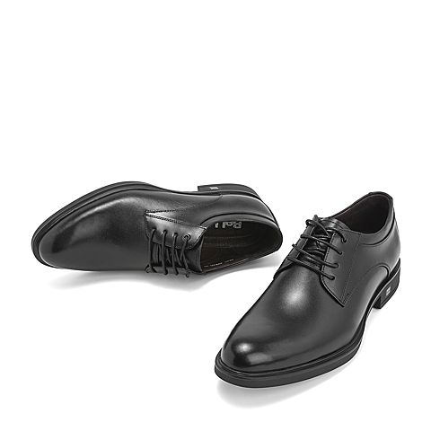 BELLE/百丽婚鞋年春商场同款商务正装鞋牛皮革男德比皮鞋B8307AM9