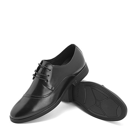 BELLE/百丽商务正装鞋春季商场同款牛皮革男皮鞋5YB01AM9