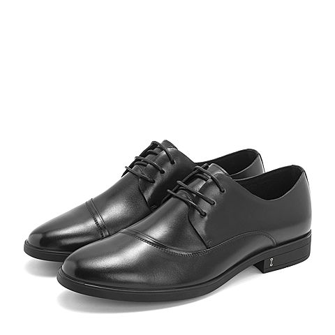 BELLE/百丽商务正装鞋春季商场同款牛皮革男皮鞋5YB01AM9