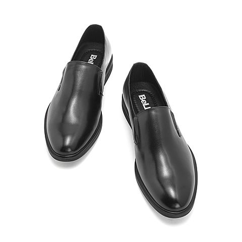 BELLE/百丽商务正装鞋年春商场同款牛皮革男皮鞋5XZ02AM9