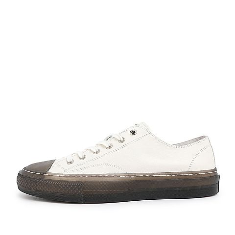 BELLE/百丽青春运动风板鞋夏牛皮革男休闲鞋81127BM9