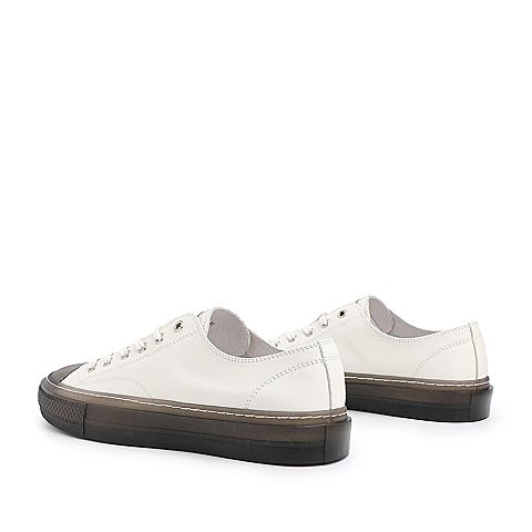 BELLE/百丽青春运动风板鞋夏牛皮革男休闲鞋81127BM9