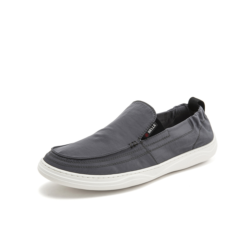 BELLE/百丽布鞋夏商场同款纺织品男休闲鞋5ZJ01BM9