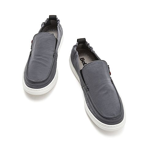 BELLE/百丽布鞋夏商场同款纺织品男休闲鞋5ZJ01BM9