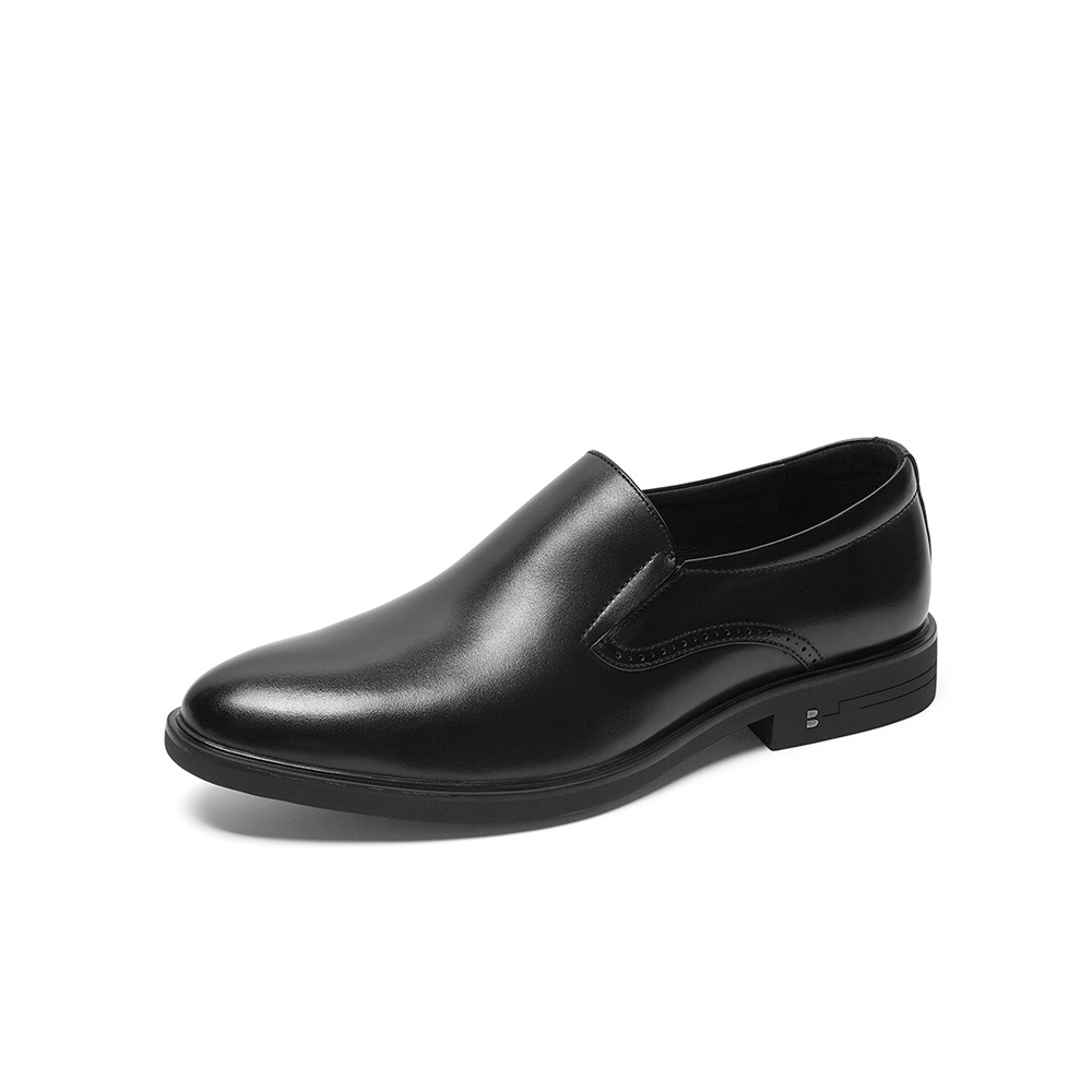 BELLE/百丽秋商场同款商务正装牛皮革男皮鞋6BR02CM9