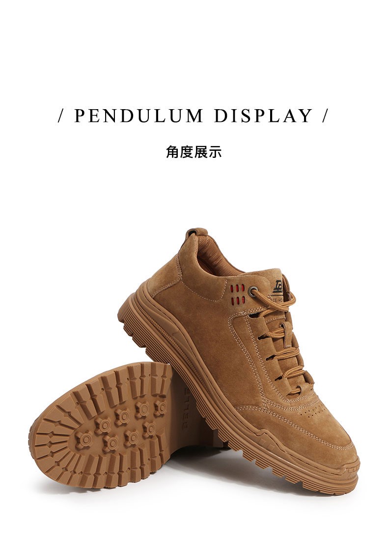 belle/百丽2019冬新商场同款猪皮革男休闲鞋工装靴6sy01dm9a