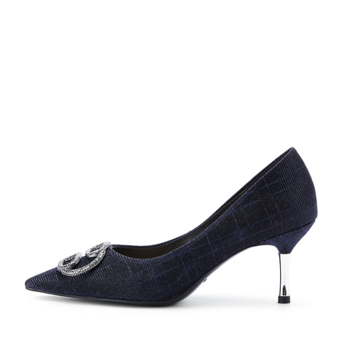 百丽尖头高跟鞋女春季新品商场同款仙女风晚宴鞋BVAF2AQ0