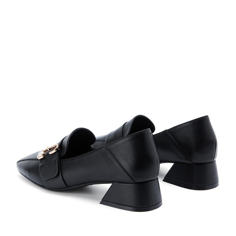 BELLE/百丽商场同款牛皮革女乐福皮鞋U8W1DAM0