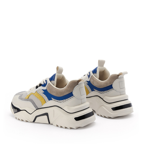 BELLE/百丽商场同款复合材料/猪剖层皮革/织物女旅游鞋U8D1DAM0