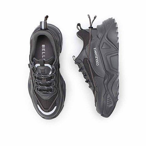 BELLE/百丽商场同款复合材料/纺织品女旅游鞋U8V1DAM0