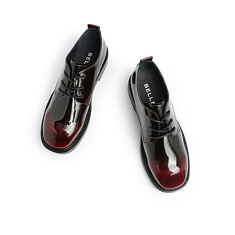 BELLE/百丽商场同款超纤漆人造革女鞋3MZ20AM0