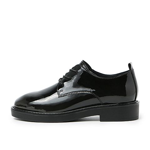 BELLE/百丽商场同款超纤漆人造革女鞋3MZ20AM0