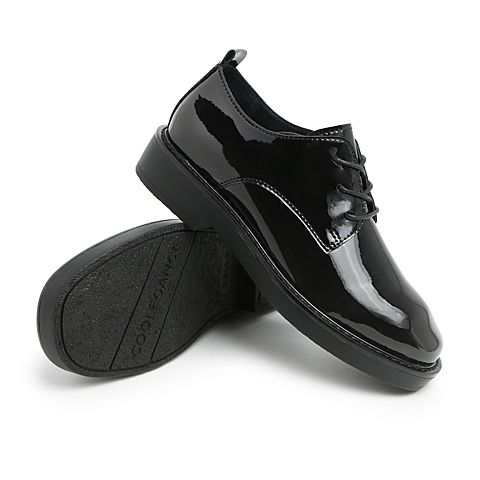 BELLE/百丽商场同款超纤漆人造革女鞋3MZ20AM0