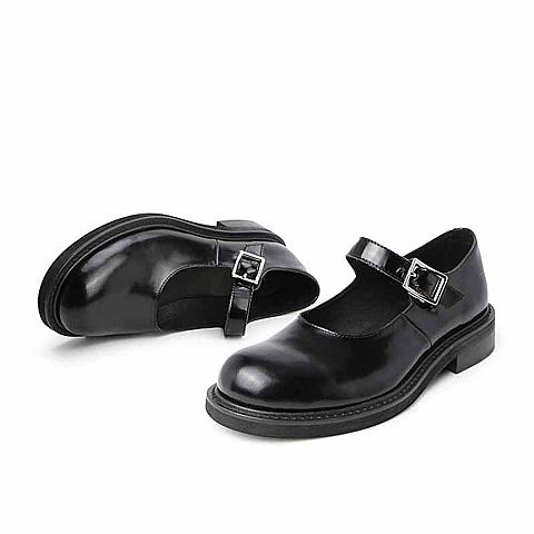 BELLE/百丽牛皮革女玛丽珍皮鞋89671AQ0