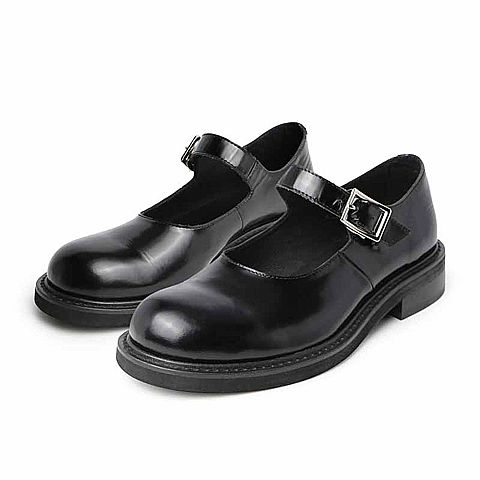 BELLE/百丽牛皮革女玛丽珍皮鞋89671AQ0