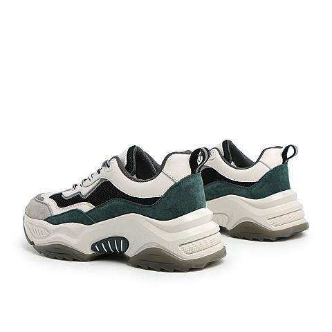 BELLE/百丽商场同款时尚撞色女老爹鞋U8Y1DAM0