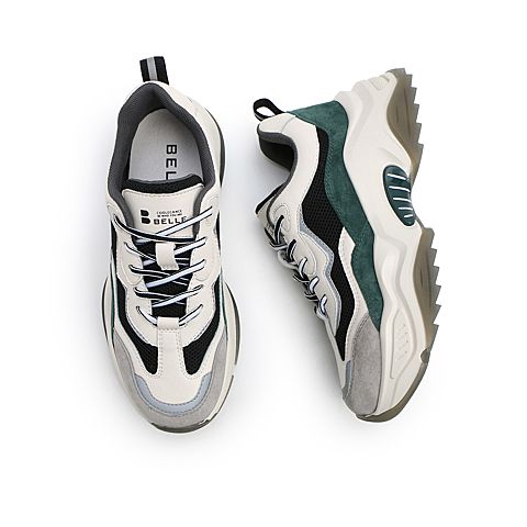 BELLE/百丽商场同款时尚撞色女老爹鞋U8Y1DAM0