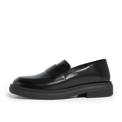 BELLE/百丽商场同款油皮牛皮革女乐福鞋皮鞋3MV21AM0