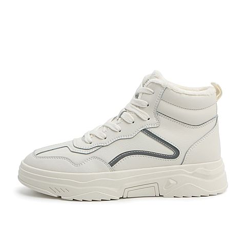 BELLE/百丽商场同款复合材料女休闲靴(绒里)U9W2DAD0