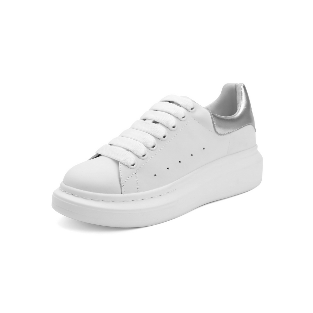 BELLE/百丽牛皮革女休闲小白鞋21176AM0