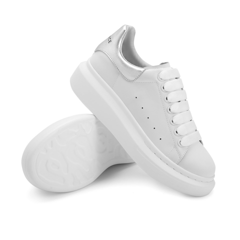 BELLE/百丽牛皮革女休闲小白鞋21176AM0