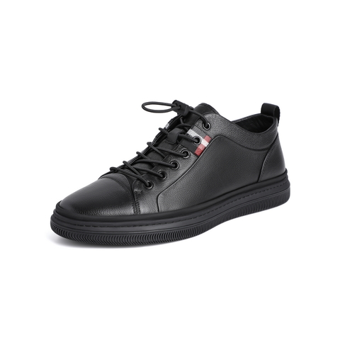 BELLE/百丽商场同款牛皮革男休闲鞋6XZ01AM0