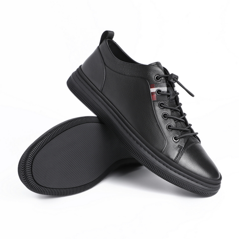 BELLE/百丽商场同款牛皮革男休闲鞋6XZ01AM0