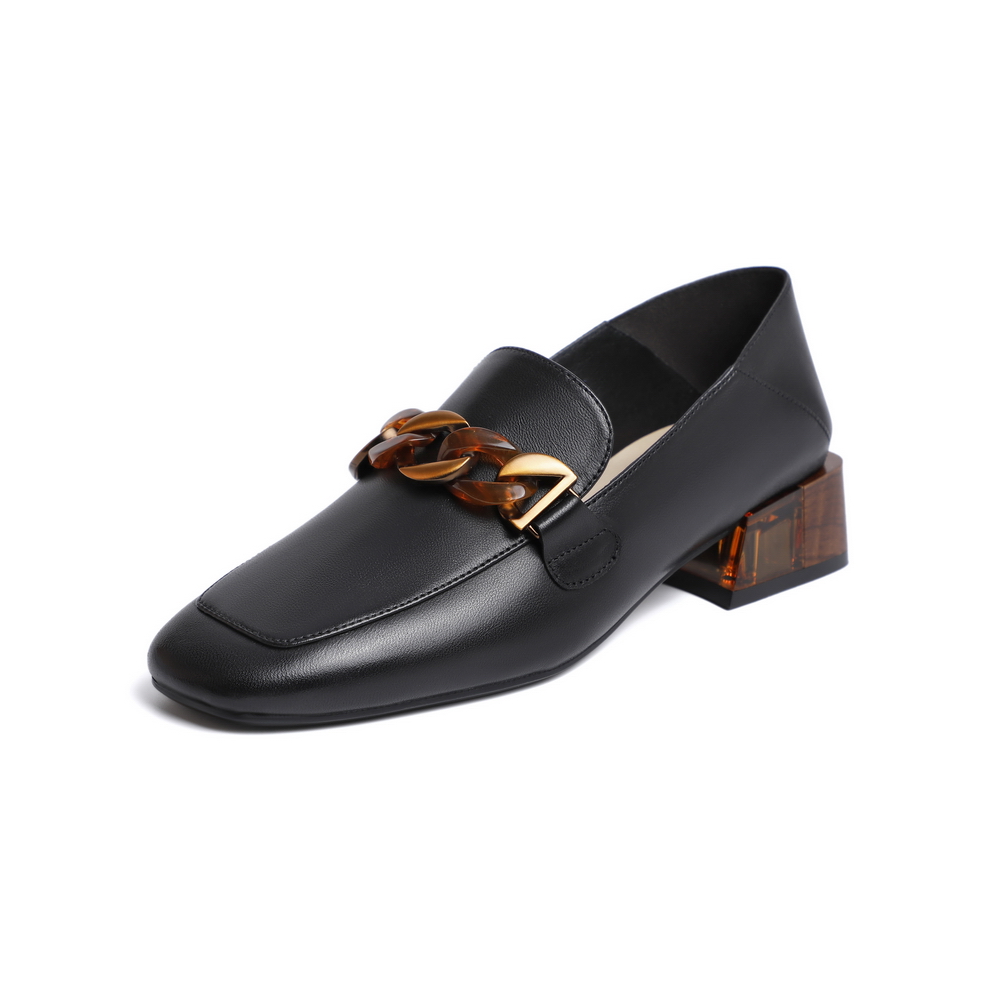 BELLE/百丽商场同款绵羊皮革女皮鞋3PR20AM0